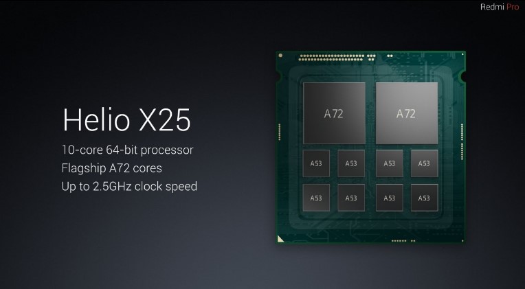 Xiaomi Redmi Pro čipset Helio X25